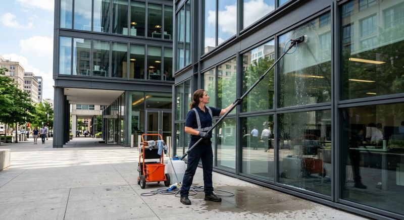 Office Building Window Washing in Newark, DE
