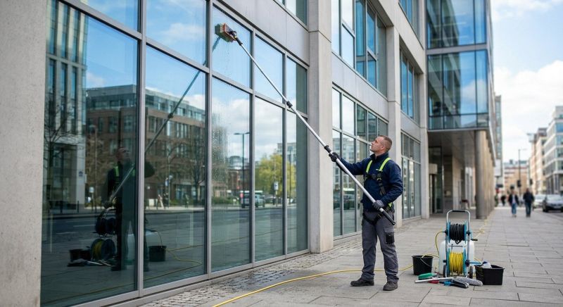 Shopping Mall Window Cleaning in Newark, DE